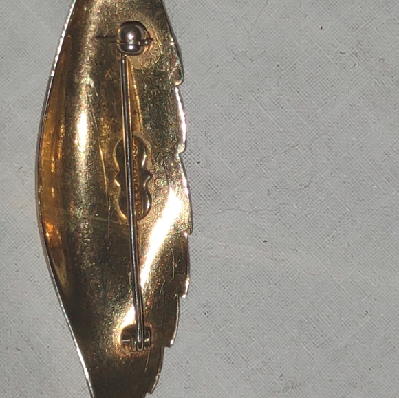 Giovanni vintage leaf brooch - Picture 9 of 15